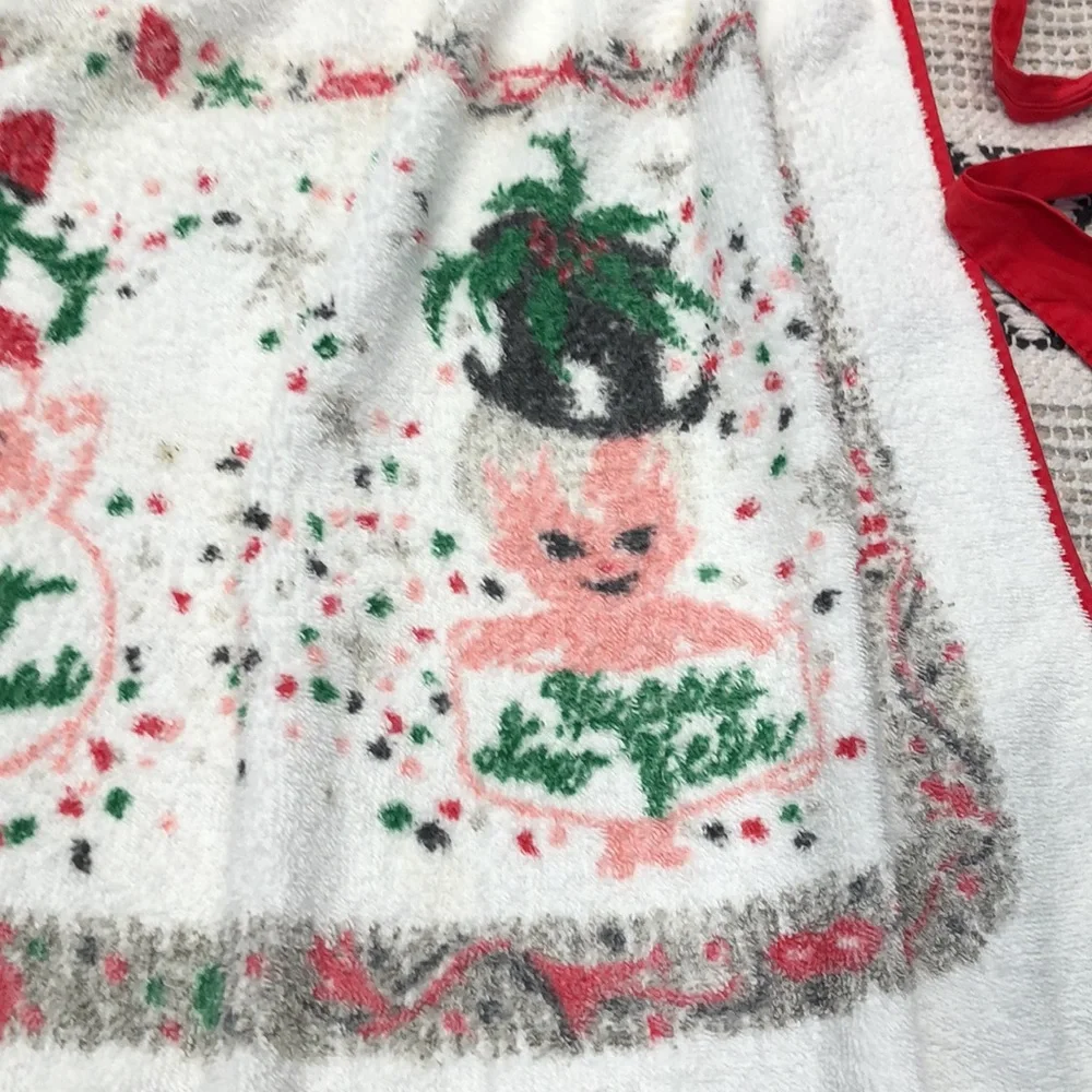 Vintage terrycloth apron